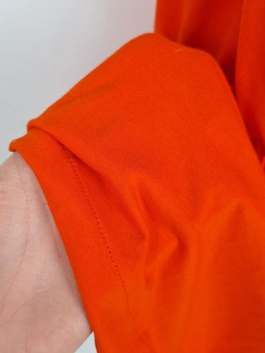 Second-Hand - Country Road Blood Orange Drop Waist Mini Dress Size S - SwapUp