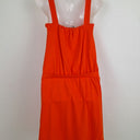 Second-Hand - Country Road Blood Orange Drop Waist Mini Dress Size S - SwapUp