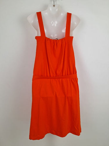 Second-Hand - Country Road Blood Orange Drop Waist Mini Dress Size S - SwapUp