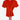 Second-Hand - Marcs Strawberry Ribbed Wrap Top Size S - SwapUp