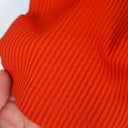 Second-Hand - Marcs Strawberry Ribbed Wrap Top Size S - SwapUp