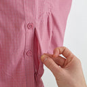 Second-Hand - Kathmandu Soft Pink Cinched Front Shirt Size 10 - SwapUp