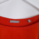 Second-Hand - Jigsaw Grapefruit Silk Panel Raglan Top Size S - SwapUp