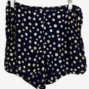 Second-Hand - Tigerlily Casual Navy Spot Mini Shorts Size XS - SwapUp