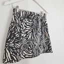 Second-Hand - French Connection Zebra Zip Pocket Mini Skirt Size 6 - SwapUp