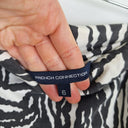 Second-Hand - French Connection Zebra Zip Pocket Mini Skirt Size 6 - SwapUp