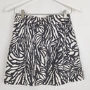 Second-Hand - French Connection Zebra Zip Pocket Mini Skirt Size 6 - SwapUp