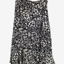 Second-Hand - Trenery Navy Floral Motif Front Ruffle Skirt Size 10 - SwapUp