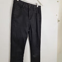 Second-Hand - Witchery Coated Black Slim Fit Jeans Size 8 - SwapUp