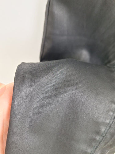 Second-Hand - Witchery Coated Black Slim Fit Jeans Size 8 - SwapUp