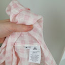 Second-Hand - Sleeper Romantic Gingham Shirred Linen Midi Dress Size S - SwapUp