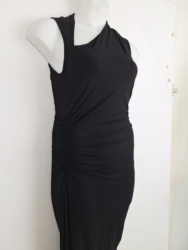 Second-Hand - Misha Urban Albie Asymmetrical Night Out Midi Dress Size L - SwapUp