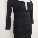 Second-Hand - Misha Raelynn Bodycon Ruched Midi Dress Size M - SwapUp