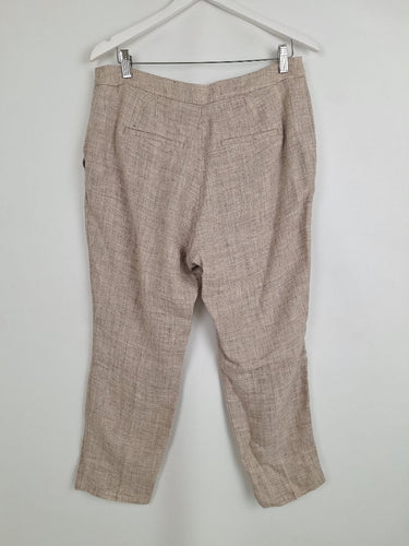 Second-Hand - Witchery Office Staple Flecked Linen Pants Size 12 - SwapUp