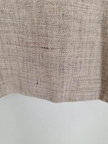 Second-Hand - Witchery Natural Flecked Double Breasted Linen Blazer Size 12 - SwapUp