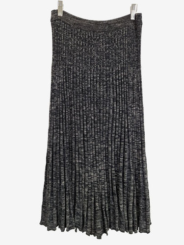 Zimmermann Mouline Silk Blend Flared Knit Midi Skirt Size M