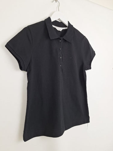 Second-Hand - Calvin Klein Staple Jersey Cotton Polo Shirt Size L - SwapUp