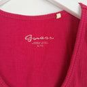 Second-Hand - Guess It Girl Pink Rhinestone Tank Top Size L - SwapUp
