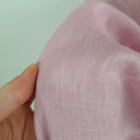 Second-Hand - Adrift Peony Pink One Shoulder Linen Midi Dress Size XL - SwapUp