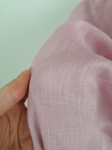 Second-Hand - Adrift Peony Pink One Shoulder Linen Midi Dress Size XL - SwapUp