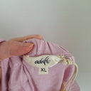 Second-Hand - Adrift Peony Pink One Shoulder Linen Midi Dress Size XL - SwapUp