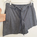 Second-Hand - Marcs Casual Stripes Navy Shorts Size 14 - SwapUp