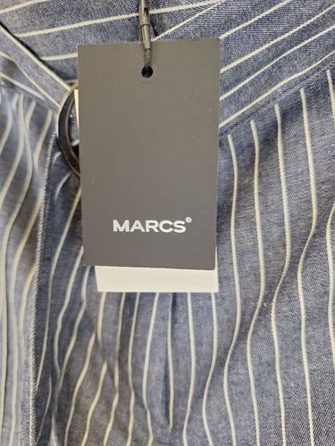 Second-Hand - Marcs Casual Stripes Navy Shorts Size 14 - SwapUp