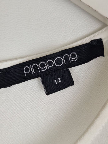 Second-Hand - Pingpong Crisp Patchwork Tank Top Size 14 - SwapUp