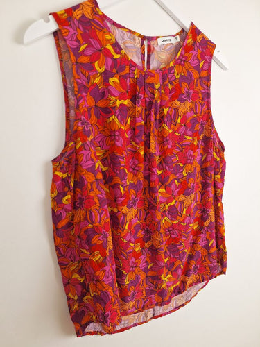 Second-Hand - Marcs Sunset Bloom Office Blouse Size 14 - SwapUp