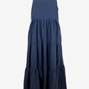 Second-Hand - Henry Oscar Navy Tiered Everyday Dress Size 14 - SwapUp