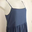 Second-Hand - Henry Oscar Navy Tiered Everyday Dress Size 14 - SwapUp