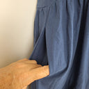 Second-Hand - Henry Oscar Navy Tiered Everyday Dress Size 14 - SwapUp