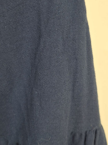 Second-Hand - Henry Oscar Navy Tiered Everyday Dress Size 14 - SwapUp