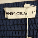 Second-Hand - Henry Oscar Navy Tiered Everyday Dress Size 14 - SwapUp