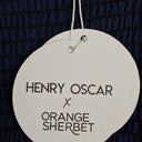 Second-Hand - Henry Oscar Navy Tiered Everyday Dress Size 14 - SwapUp