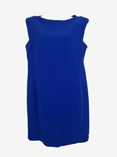 Carla Zampatti Cobalt Sophisticated Shift Dress Size 14