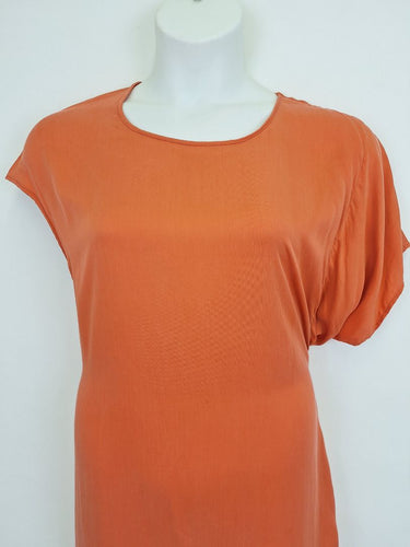 Second-Hand - Crea Concept Nectarine Drape Maxi Dress Size 14 - SwapUp
