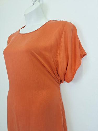 Second-Hand - Crea Concept Nectarine Drape Maxi Dress Size 14 - SwapUp
