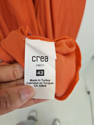 Second-Hand - Crea Concept Nectarine Drape Maxi Dress Size 14 - SwapUp