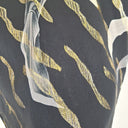 Second-Hand - Andrea Moore Breezy Metallic Swanky Silk Top Size 10 - SwapUp