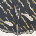 Second-Hand - Andrea Moore Breezy Metallic Swanky Silk Top Size 10 - SwapUp