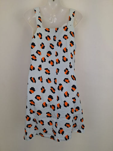Second-Hand - Gorman Sky Blue Cheetah Denim Overall Size 10 - SwapUp