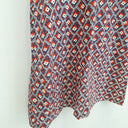 Second-Hand - Leona Edmiston Preppy Red And Blue Flower Patterned Dress Size 12 - SwapUp
