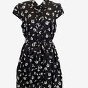 Second-Hand - Hi There by Karen Walker Black Sophisticated Floral Belted Dress Size 12 - SwapUp