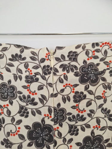 Second-Hand - Yoshi Jones Chic A Line Japanese Floral Skirt Size S - SwapUp