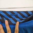 Second-Hand - Lululemon Blue Triangle Pattern Active Shorts Size 10 - SwapUp