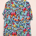 Second-Hand - Lorraine Lightweight Vibrant Butterfly Blouse Size 12 - SwapUp