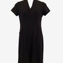 Second-Hand - Leina & Fleur Sleek Zip Neck Midi Dress Size 12 - SwapUp