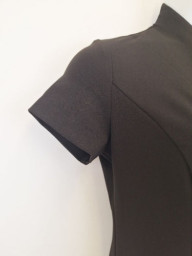 Second-Hand - Leina & Fleur Sleek Zip Neck Midi Dress Size 12 - SwapUp