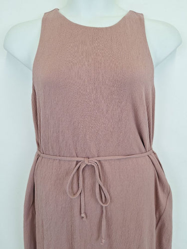 Second-Hand - Bae Refined Boho Dusty Rose Maternity Dress Size L - SwapUp